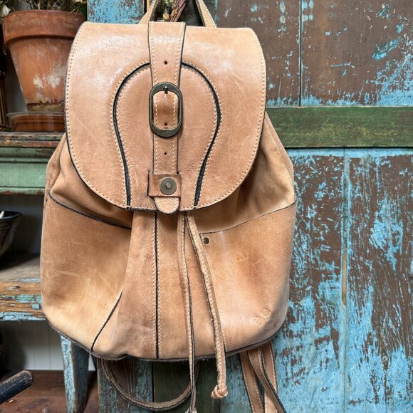 Patricia Nash Vasto Italian Leather Backpack